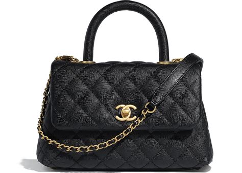 chanel small calfskin messenger bag price|small black quilted chanel bag.